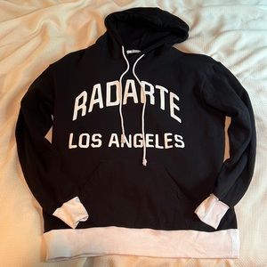 Radarte Black and White Hoodie